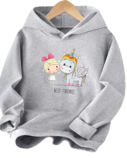 Dein leuchtender Einhorn Hoodie Rot!