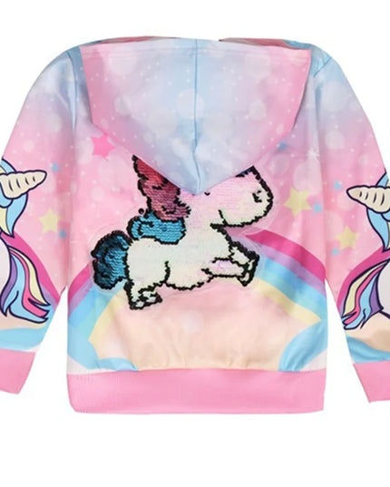 Deine zauberhafte Einhorn Jacke in Rosarot!