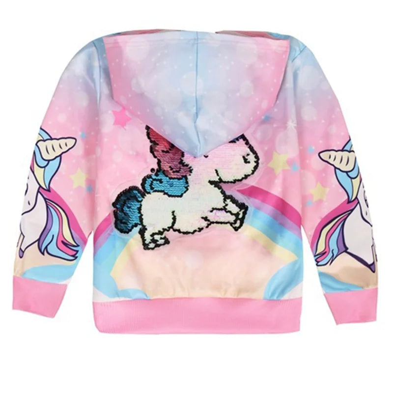 Deine zauberhafte Einhorn Jacke in Rosarot!