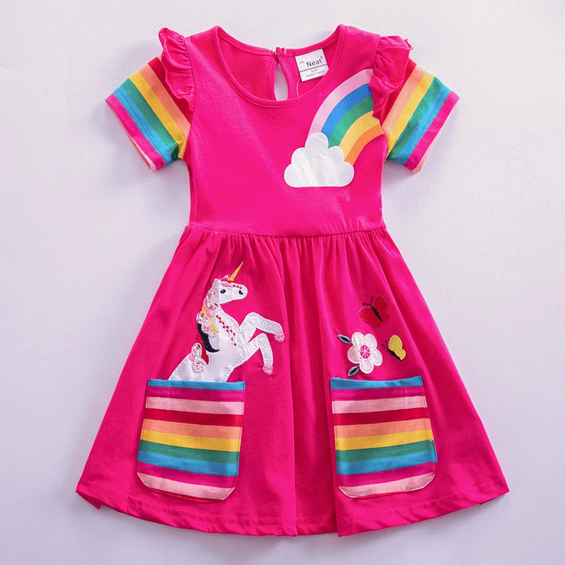 Dein strahlendes Einhorn Kleid für warme