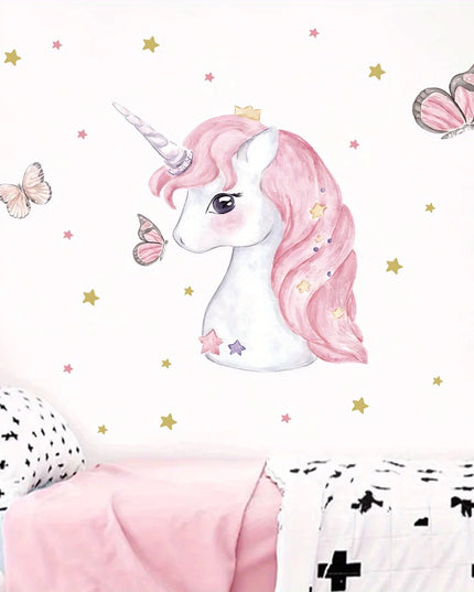 Süsses Einhorn Wandtattoo für dein Zimmer