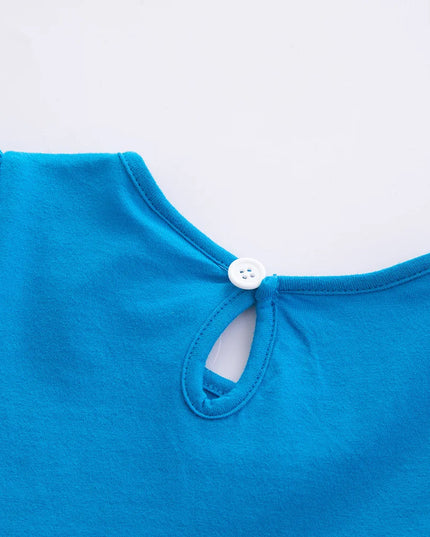 Dein fröhliches Einhorn Kleid in Seeblau!