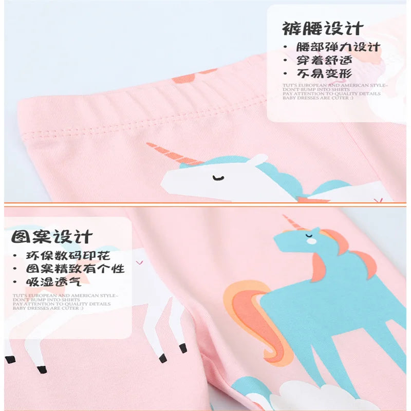 Deine Einhorn Leggings mit süßen Herzen!