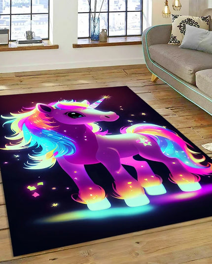 Dein Einhorn Sessel als 3D Traum-Teppich!