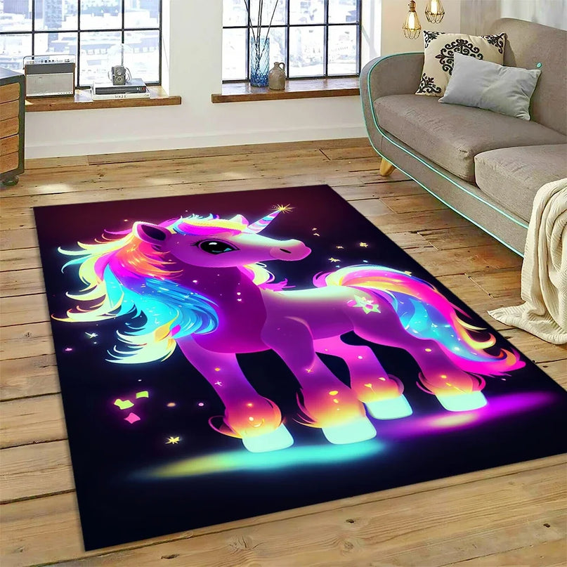 Dein Einhorn Sessel als 3D Traum-Teppich!