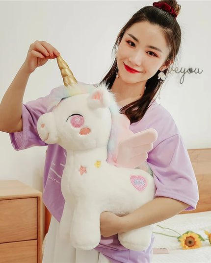 Dein kuscheliges Einhorn Kissen mit Flügeln!