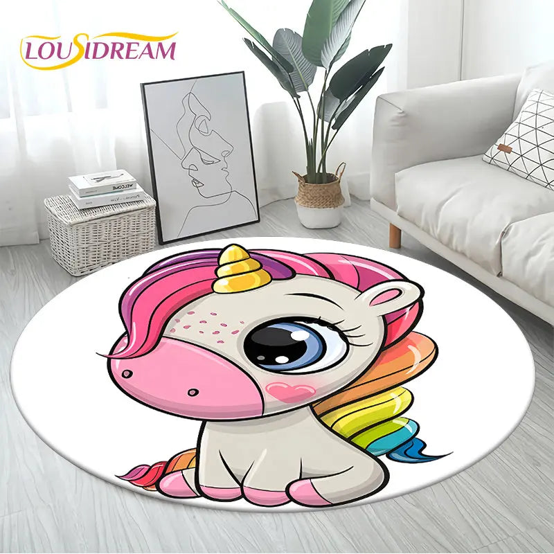 Dein runder Einhorn Sessel zum Spielen!