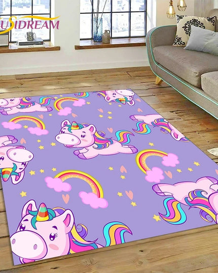 Dein Einhorn Sessel als 3D Traum-Teppich!