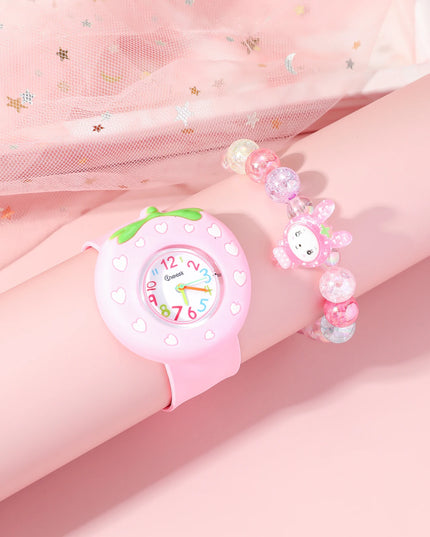 Deine Einhorn Uhr mit Regenbogen-Kronen-Set!