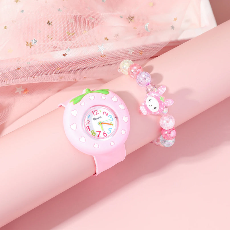 Deine Einhorn Uhr mit Regenbogen-Kronen-Set!