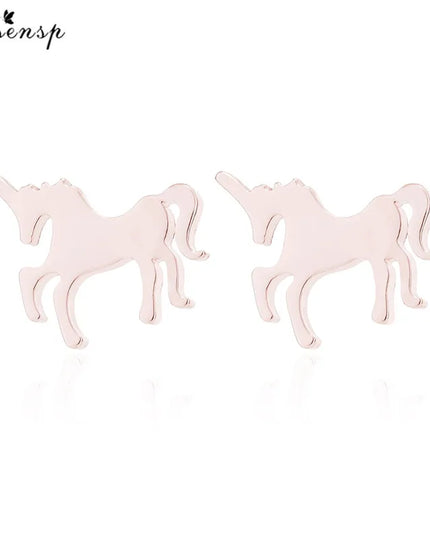 Magische Einhorn Ohrringe in Weiss!