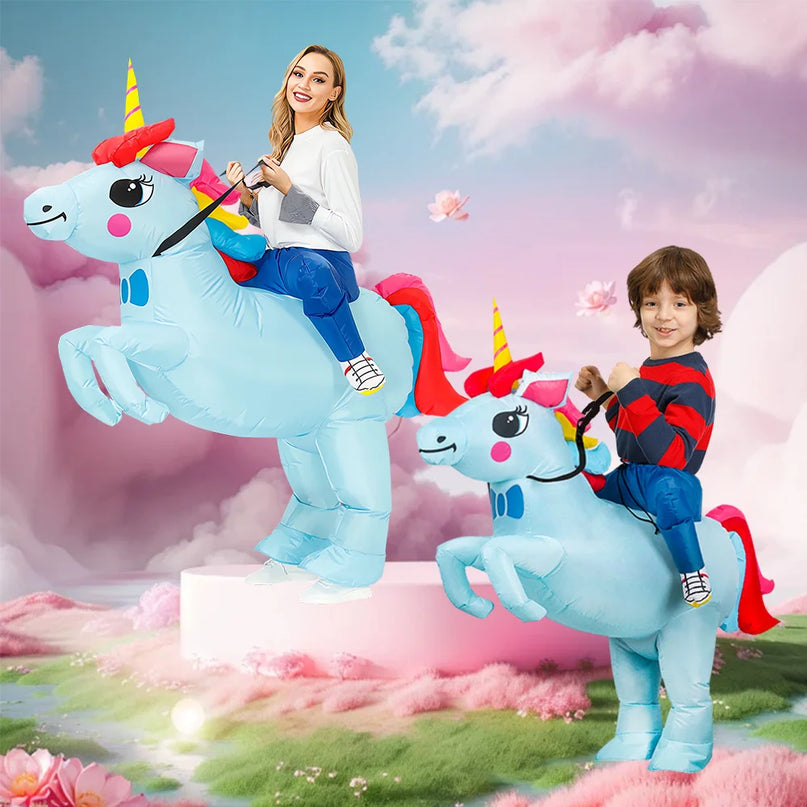 Zauberhaftes Aufblasbares Einhorn Set!