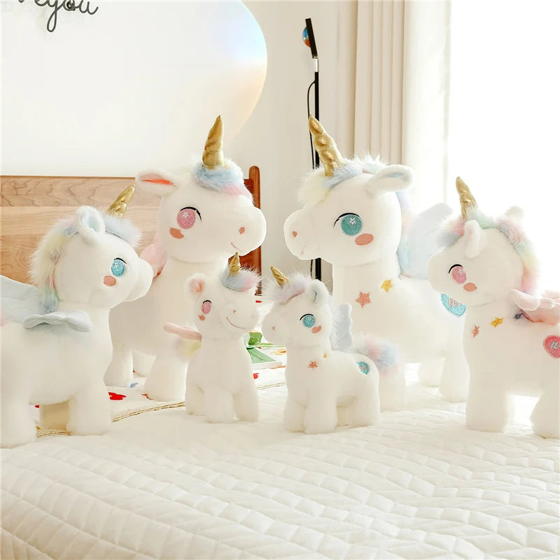 Dein kuscheliges Einhorn Kissen mit Flügeln!