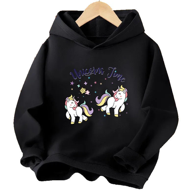 Dein strahlender Einhorn Hoodie in Gelb 1!