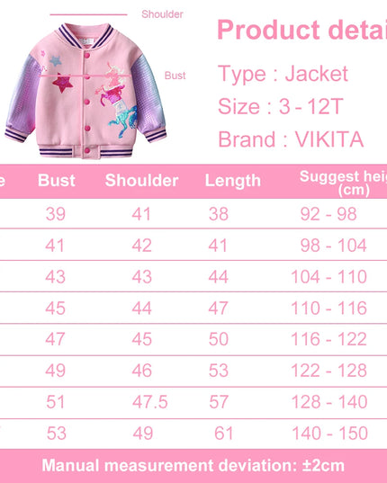 Wärmende Einhorn Jacke für kalte Tage
