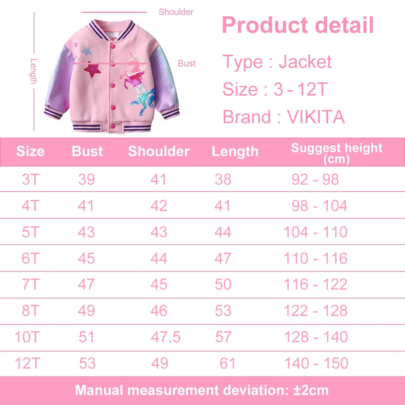 Wärmende Einhorn Jacke für kalte Tage
