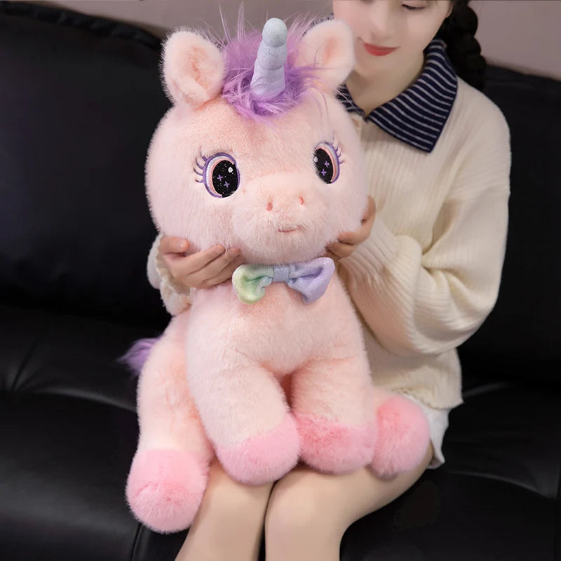 Dein süßer Regenbogen Engel Einhorn Kissen!