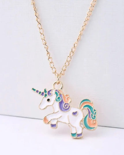 Deine strahlende Einhorn Kette in Weiß!