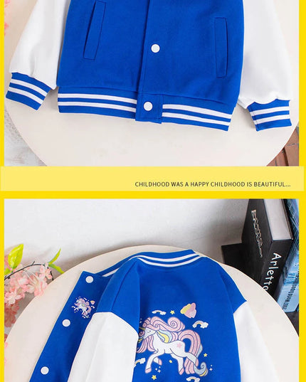 Deine coole Einhorn Baseball Jacke!