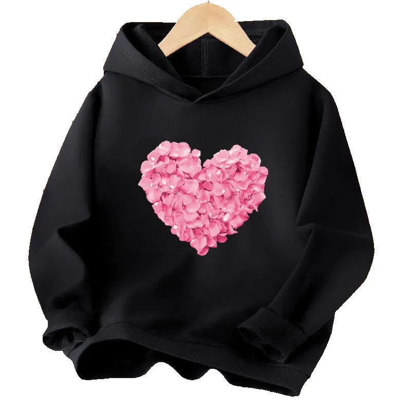 Dein cooler Cartoon Einhorn Hoodie Grau