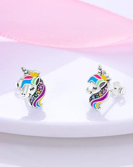 Deine strahlenden Einhorn Ohrringe!