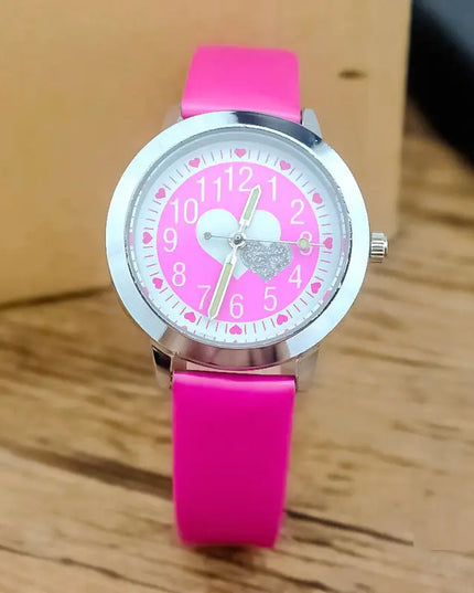 Deine zauberhafte Einhorn Uhr aus Leder!