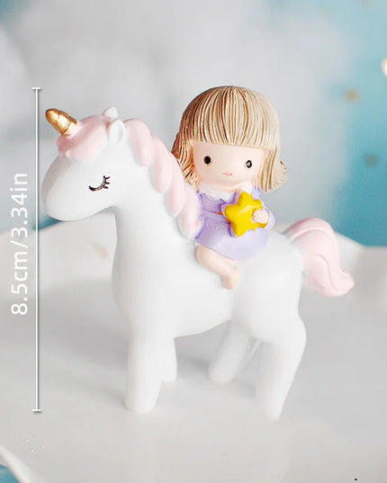 Regenbogen Einhorn Backform Topper
