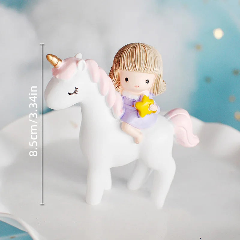 Regenbogen Einhorn Backform Topper