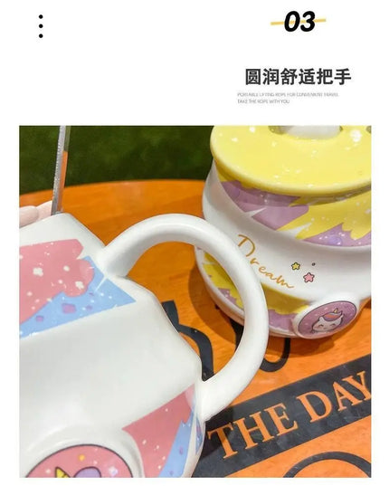 Deine süße Einhorn Tasse mit Löffel!
