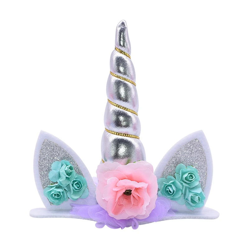 Glamouröser Einhorn Backform Topper