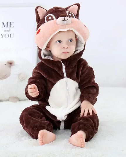 Kuscheliges Einhorn Kostuem für dein Baby!