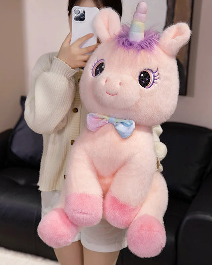 Dein süßer Regenbogen Engel Einhorn Kissen!