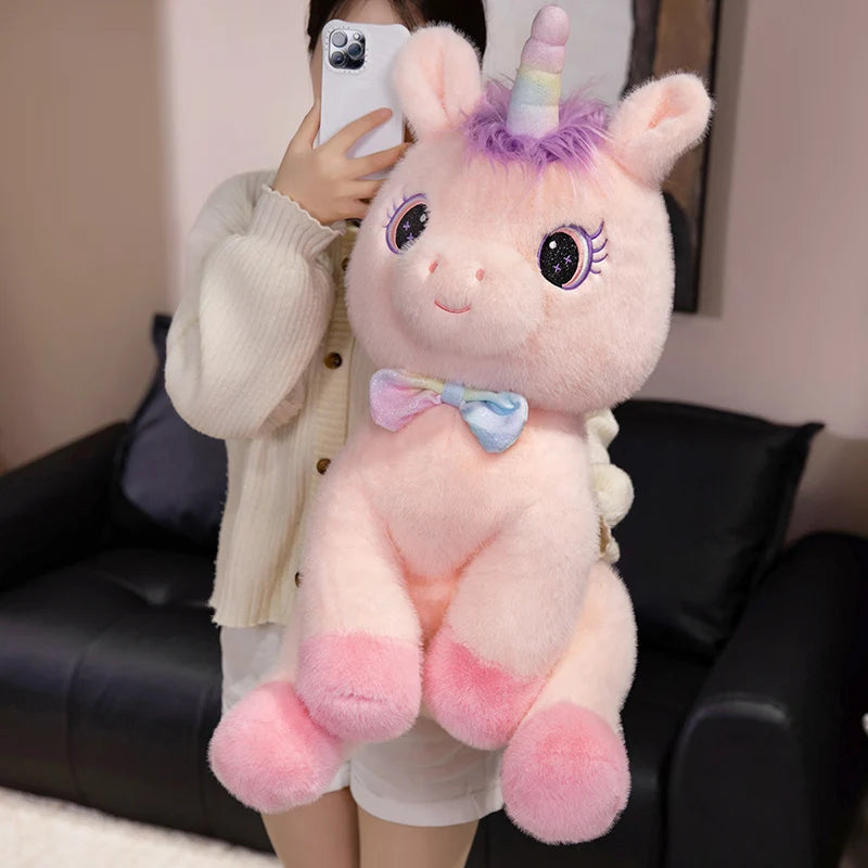 Dein süßer Regenbogen Engel Einhorn Kissen!