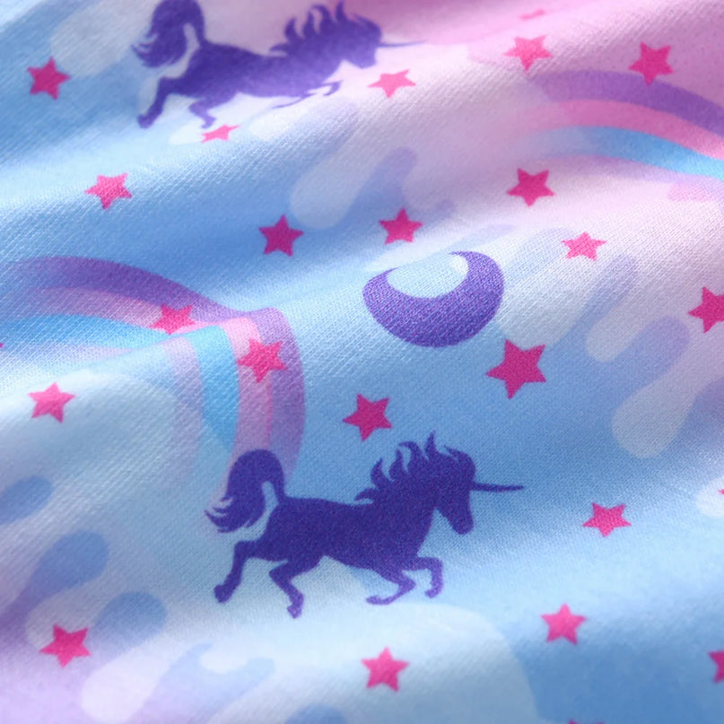 Dein süßer Einhorn Pyjama Baumwoll-Set