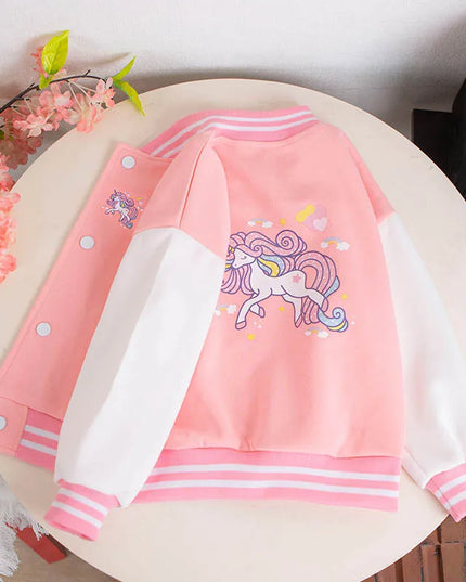 Deine coole Einhorn Baseball Jacke!