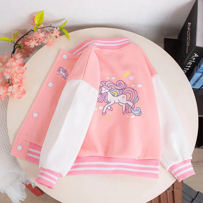 Süße Einhorn Jacke in Pink!