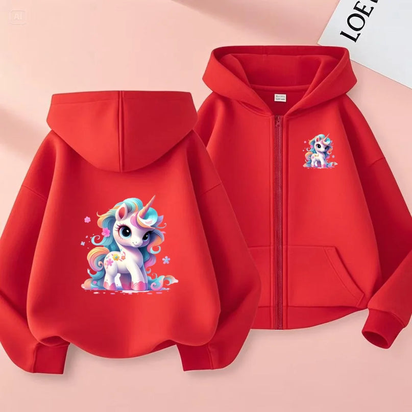 Deine zauberhafte Einhorn Jacke Pink!