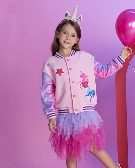 Funkelnde Einhorn Jacke für deine