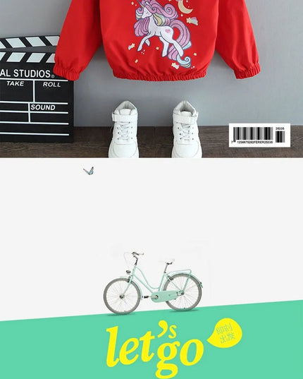 Deine coole Einhorn Windbreaker Jacke!