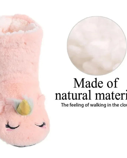 Flauschige Einhorn Socken für Kuschelmomente