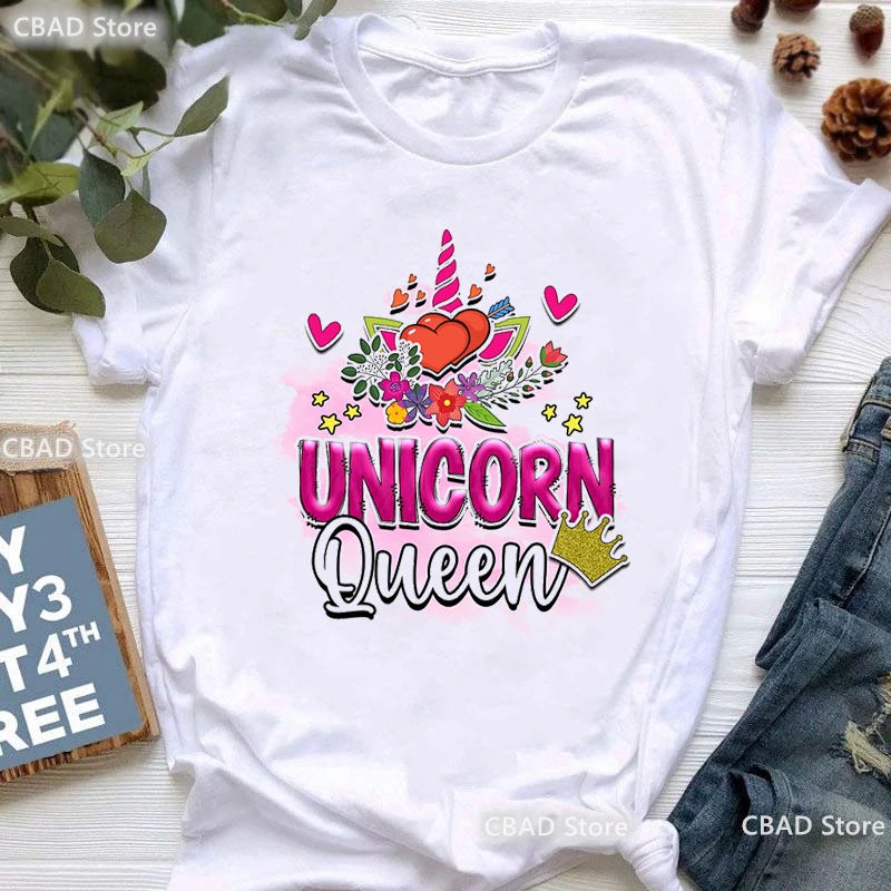 Dein Einhorn T-Shirt: Schwarz & voller
