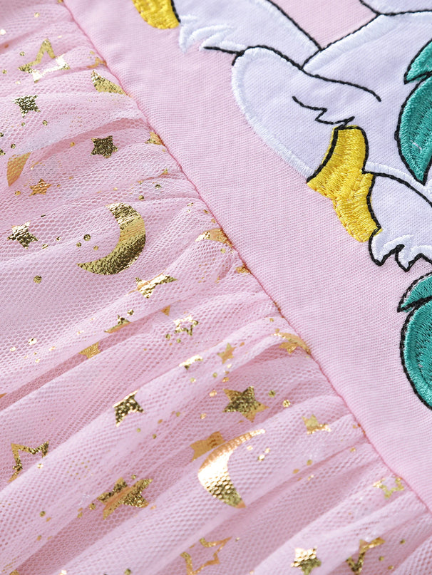 Dein zauberhaftes Einhorn Kleid Pink!