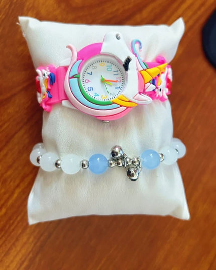 Deine 3D Einhorn Uhr für coole Kids