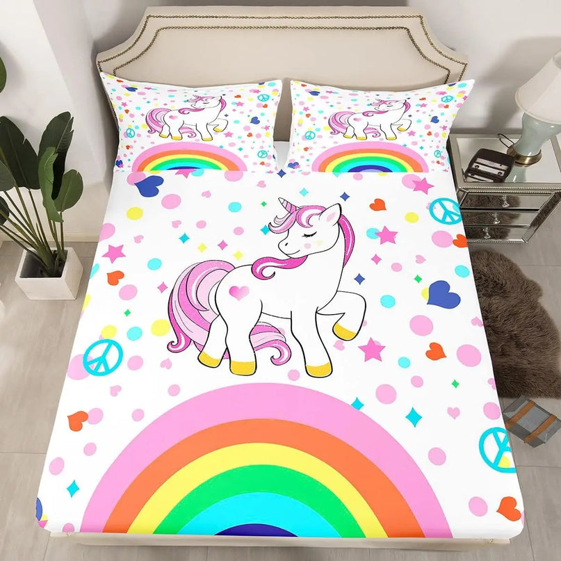 Dein Einhorn Bettlaken für zauberhafte