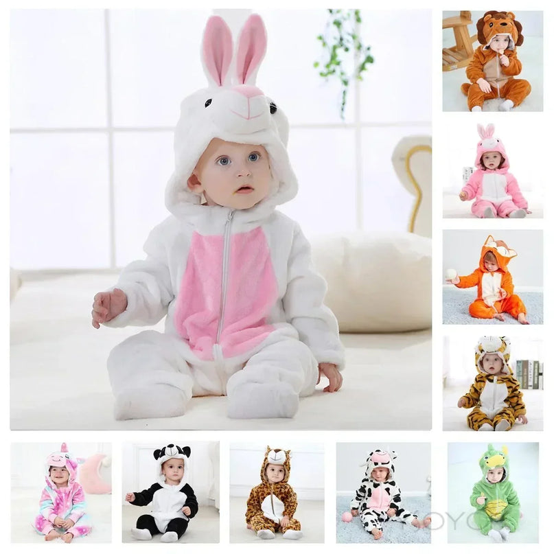 Kuscheliges Einhorn Kostuem für dein Baby!