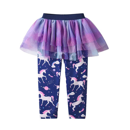 Magische Einhorn Leggings mit Tüllrock!