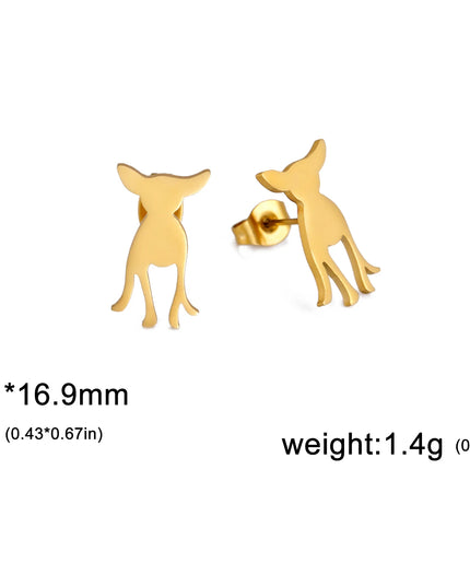 Goldene Einhorn Ohrringe, dein magischer