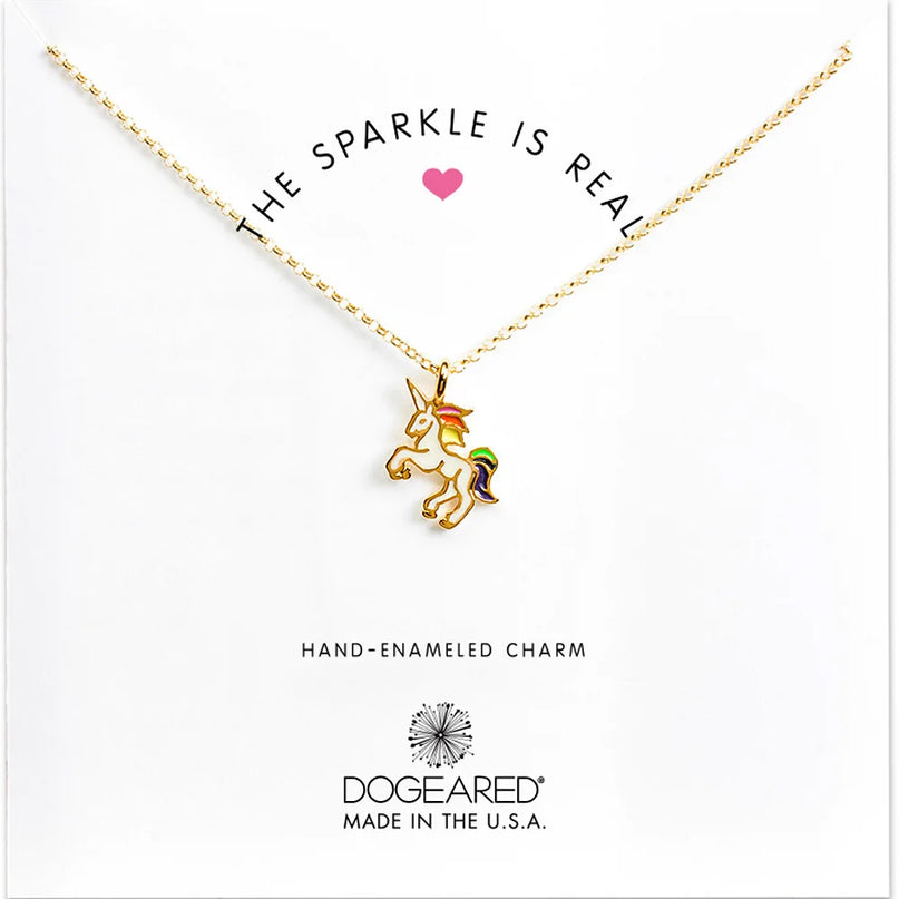 Deine stylische Einhorn Kette aus Legierung!