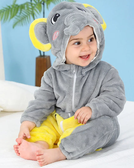 Kuscheliges Einhorn Kostuem für dein Baby!