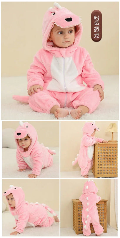 Kuscheliges Einhorn Kostuem für dein Baby!